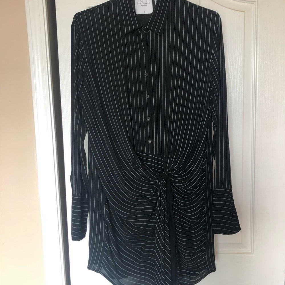 L’Academie tie waist dress